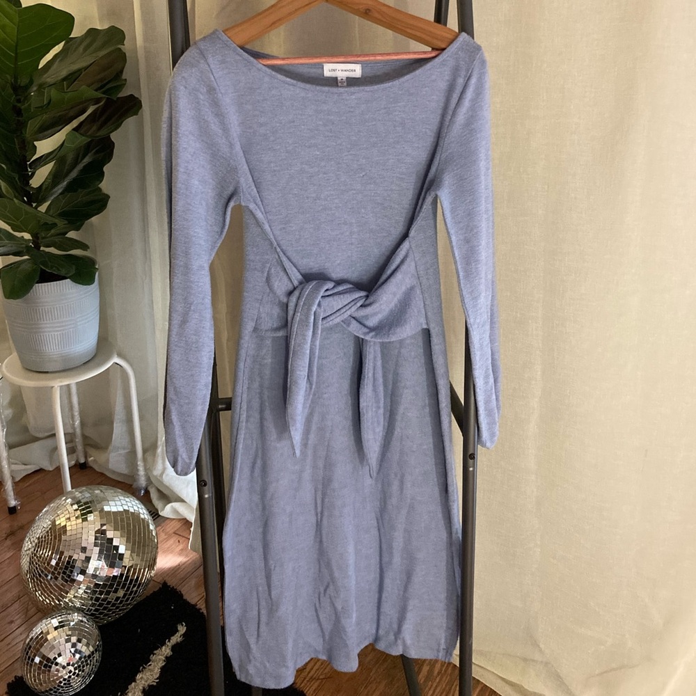 Baby Blue midi dress